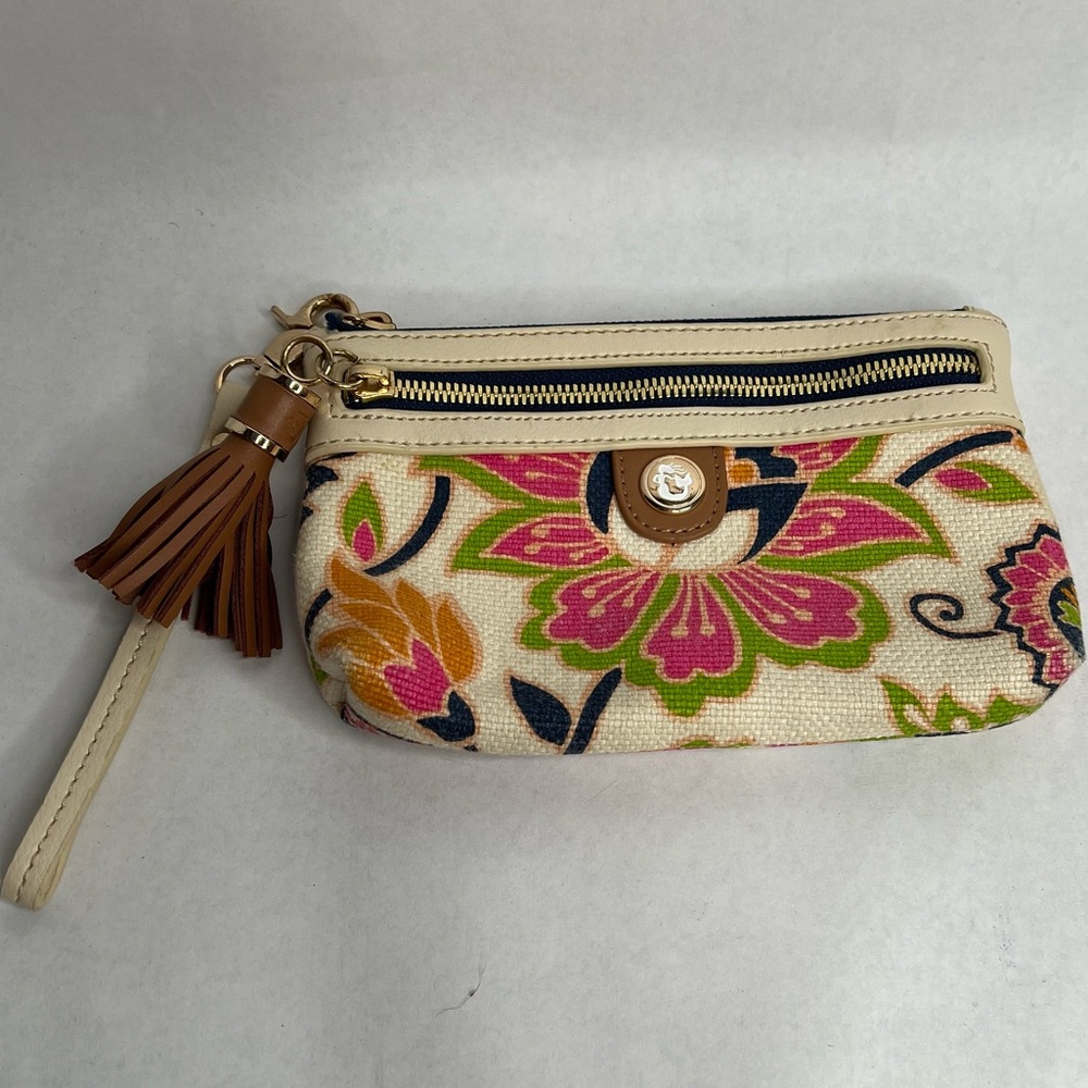 SPARTINA 449 Daufuskie Island‎ Mermaid Wristlet Wallet Purse Salt Meadow Pink
